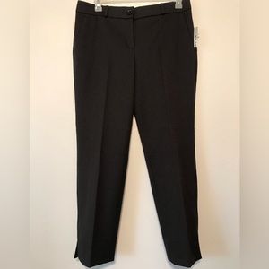 NWT Zac & Rachel Textured, Slim Ankle Pants in black. Size 12